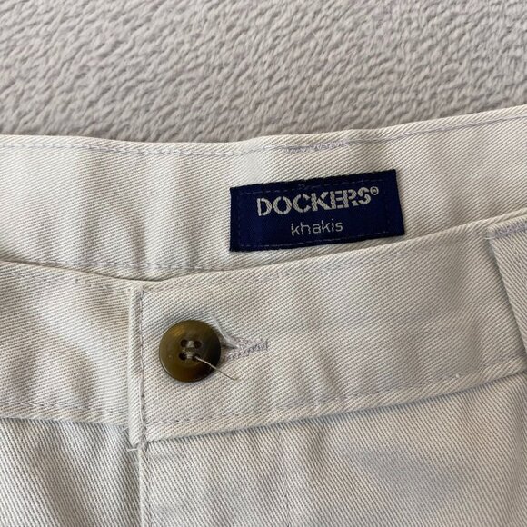 Dockers Mens Twill Pants 42x30 Relaxed Fit No Wrinkle Vintage Sep 1999 - Picture 10 of 13